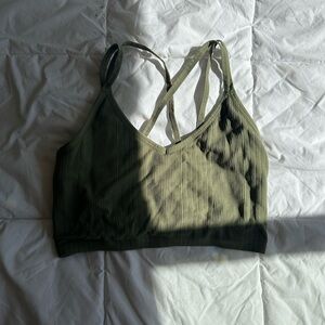 Aerie Green Sports Bra/Athletic Top